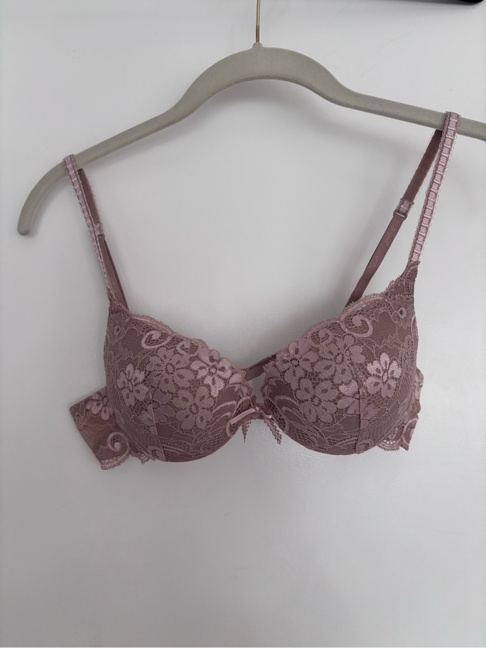 Victoria’s Secret Angels Padded Bra Rose Lace 34A